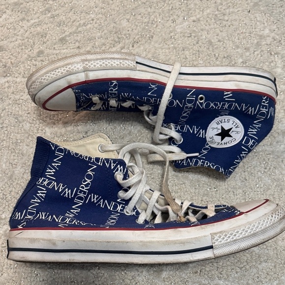 JW Anderson converse blue chuck 70 Navy Logo High-Tops size 10.5 men 12.5 women. - Picture 4 of 13